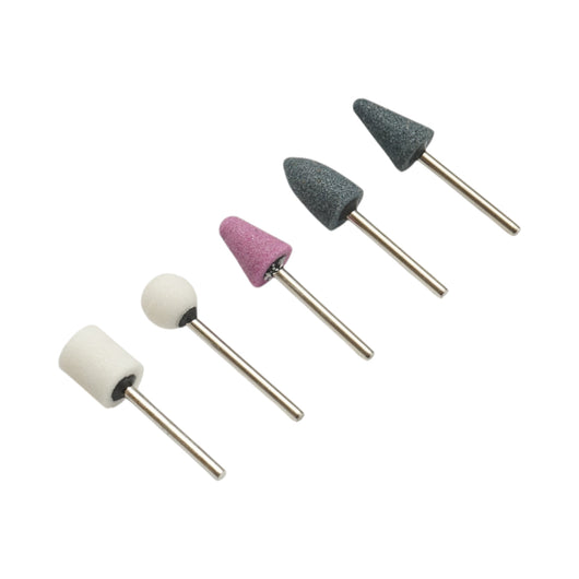 Set di 5 pietre abrasive con gambo da 3 mm Crownman