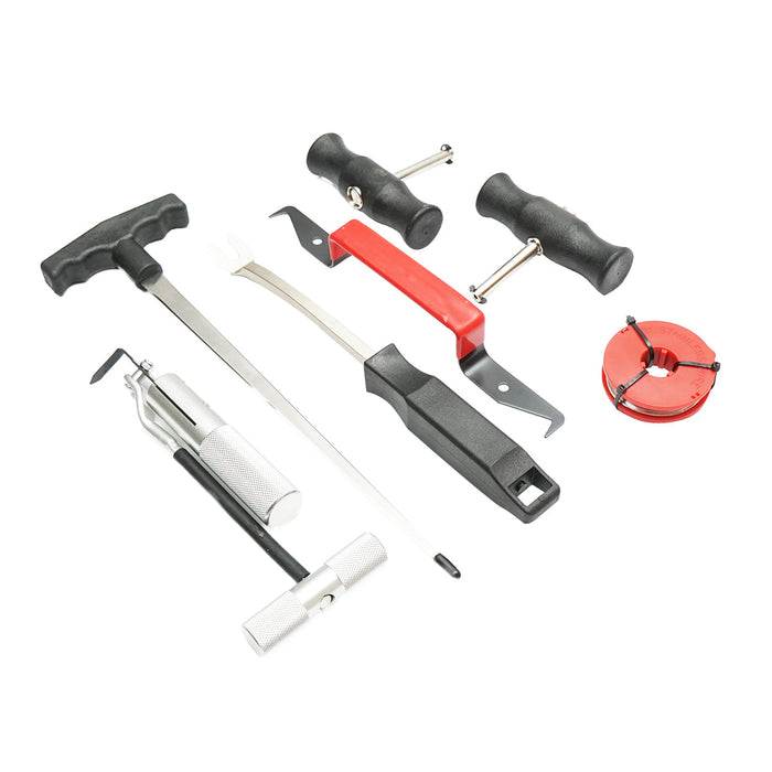 Set di 7 utensili per la rimozione del parabrezza Breckner Germany