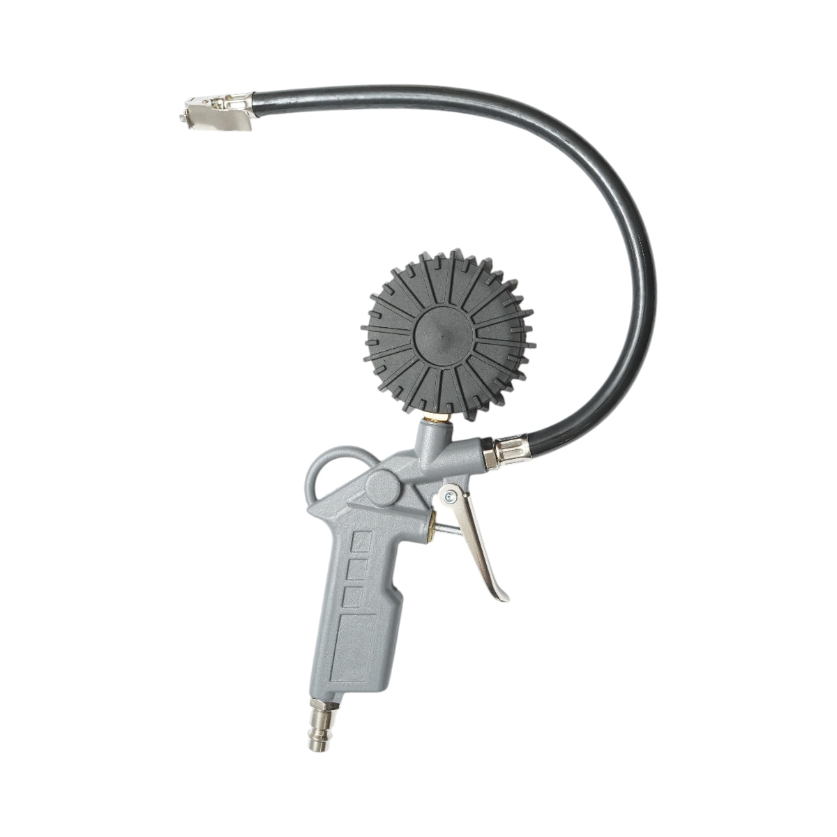 Set di aria compressa da 6 pezzi con tubo a spirale da 5 m, pistola gonfiatrice, soffiatore d'aria, ago per sfere e adattatori