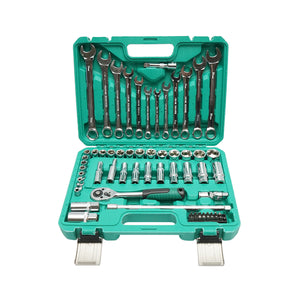 Set di chiavi combinate, a bussola, a forchetta, torx, cricchetto, 69 pezzi Breckner Germany