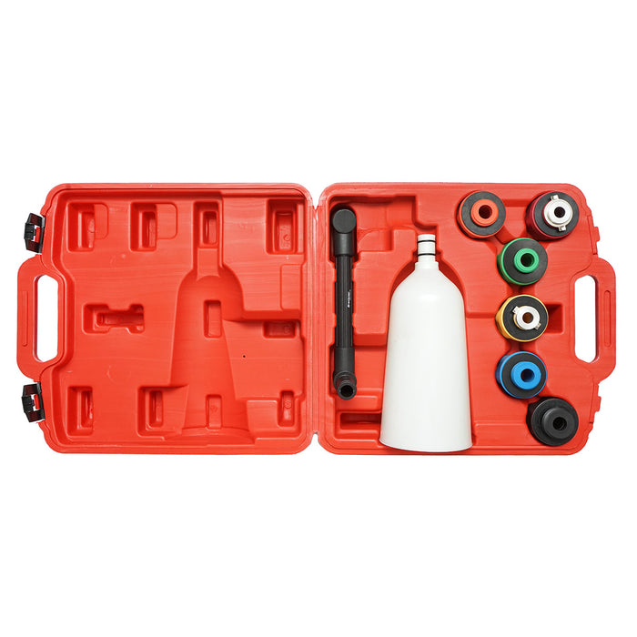 Set imbuto con adattatori speciali per cambio olio – 8 pezzi Breckner Germany