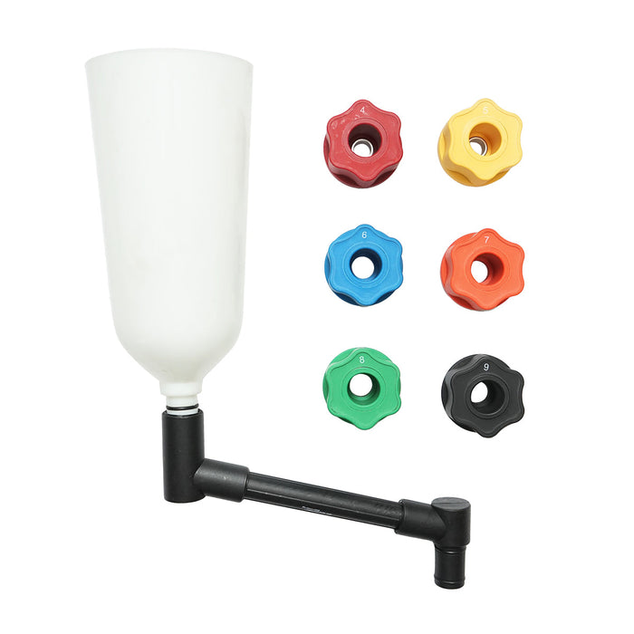 Set imbuto con adattatori speciali per cambio olio – 8 pezzi Breckner Germany