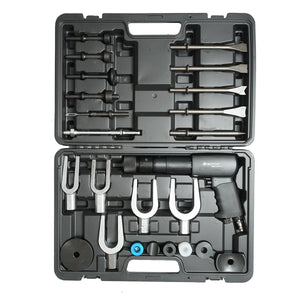 Set martello pneumatico con scalpelli e accessori – 25 pezzi (6–8 bar) Breckner Germany