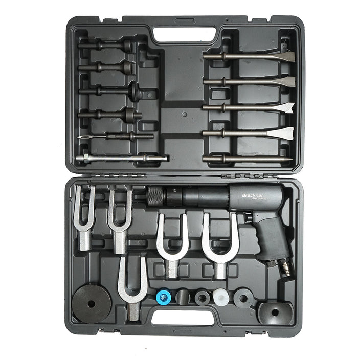 Set martello pneumatico con scalpelli e accessori – 25 pezzi (6–8 bar) Breckner Germany
