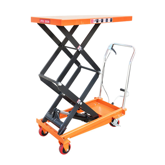 Tavolo da lavoro idraulico mobile 350 Kg altezza 1300 mm (forbici)