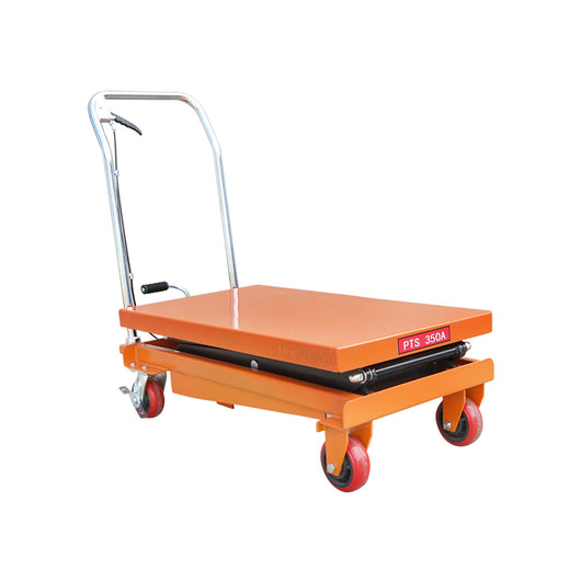 Tavolo da lavoro idraulico mobile 350 Kg altezza 1300 mm (forbici)