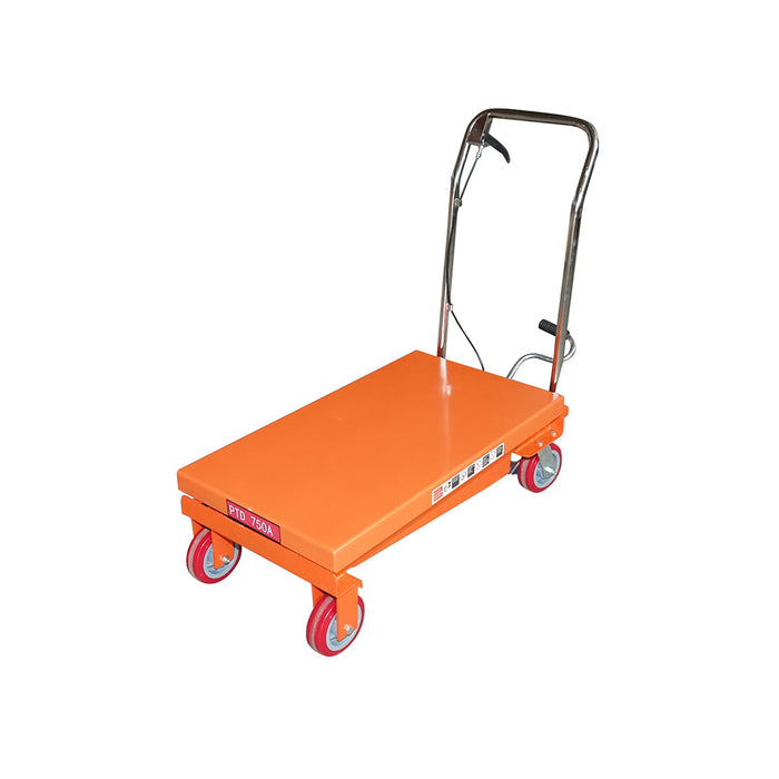 Tavolo di lavoro idraulico mobile 370-1000mm, carico massimo 750Kg