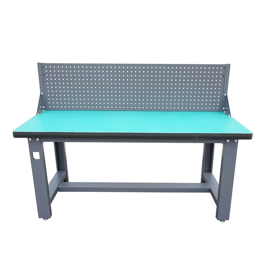 Tavolo, banco da lavoro per officina con pannello forato 1800x750x800+450mm