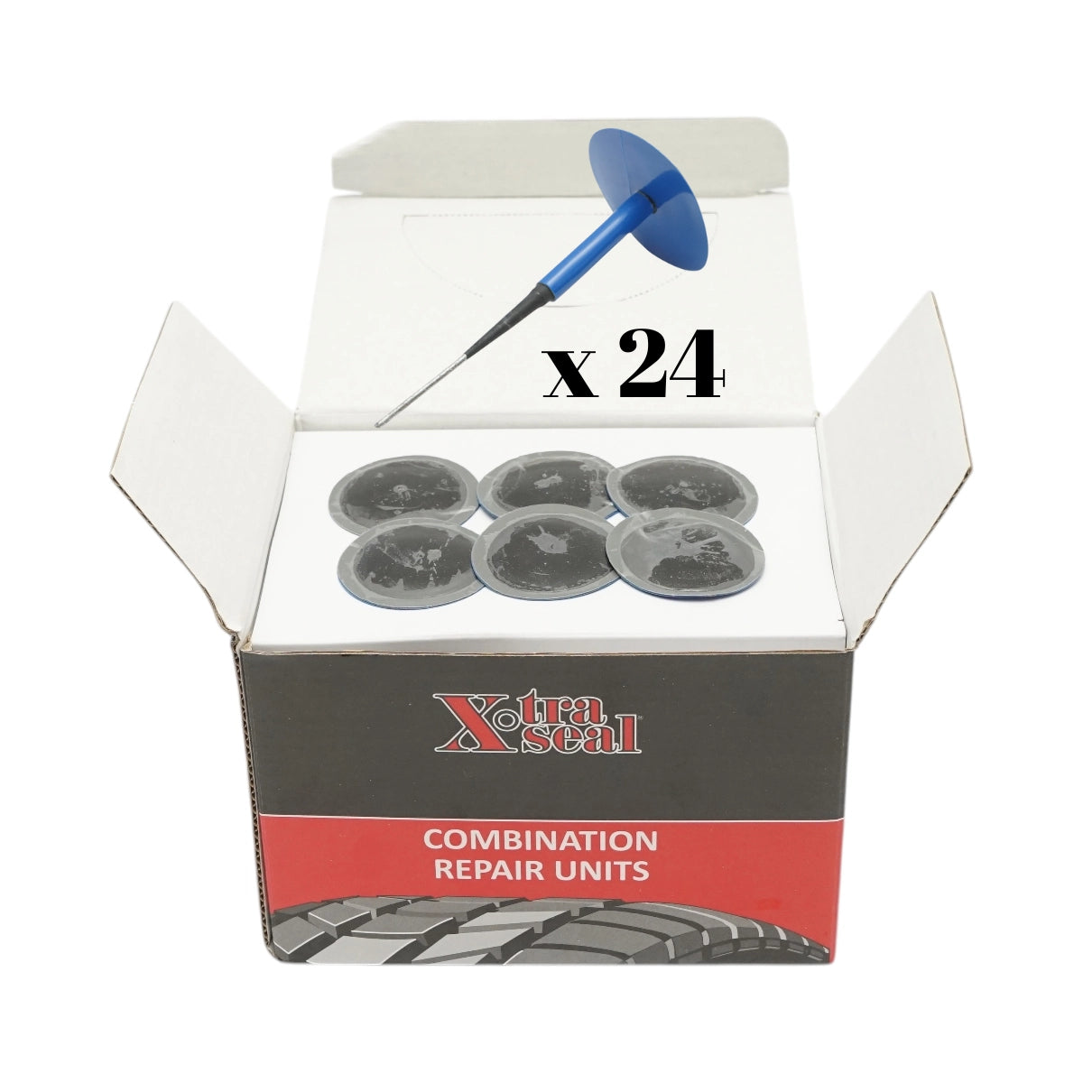 Toppa per pneumatici a forma di fungo 4,5x42 mm 24 pezzi/scatola X-TRA SEAL