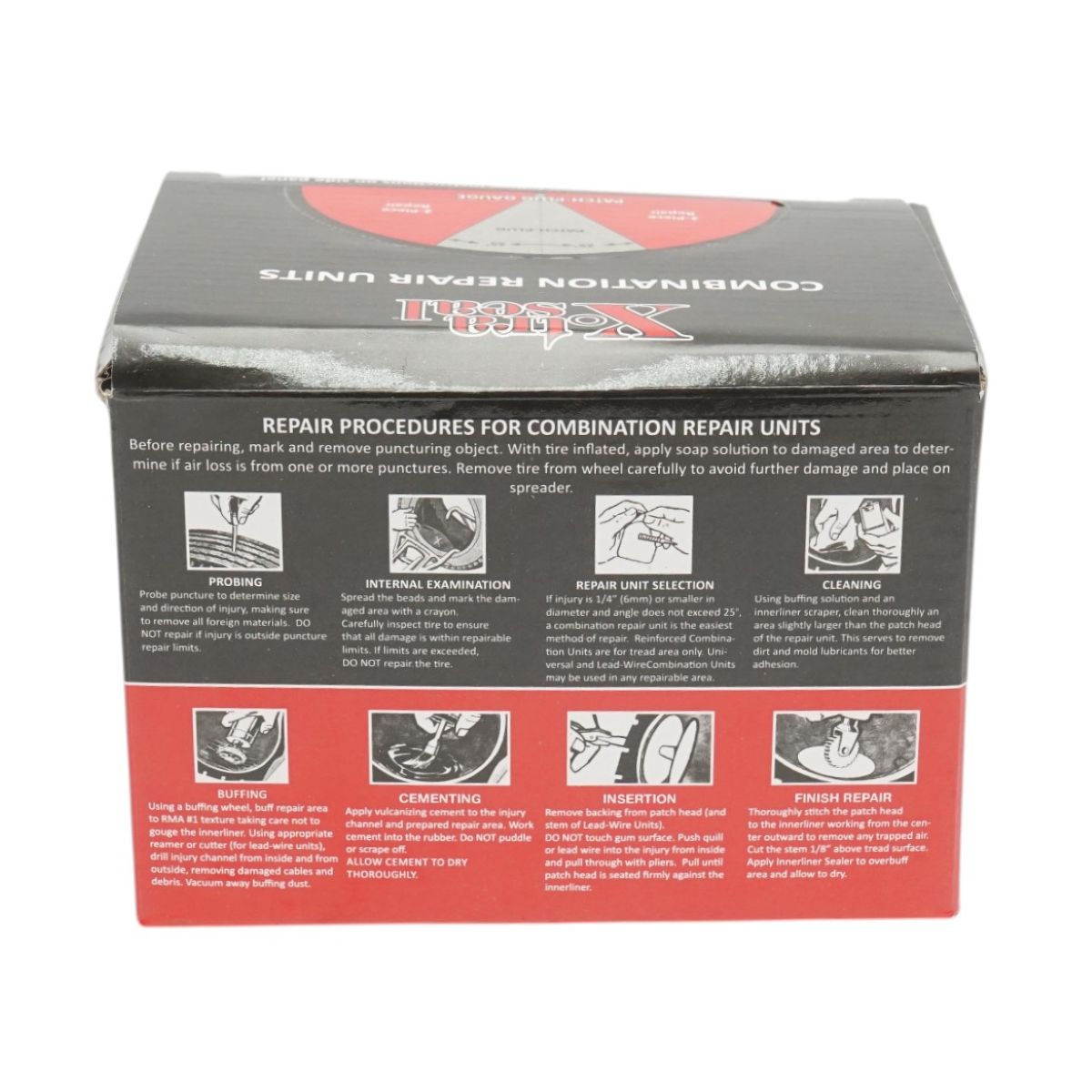 Toppa per pneumatici a forma di fungo 6x55mm 24 pezzi/scatola X-TRA SEAL