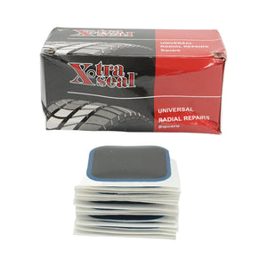 Toppe di vulcanizzazione quadrate 57x57mm per camere d'aria X-TRA SEAL