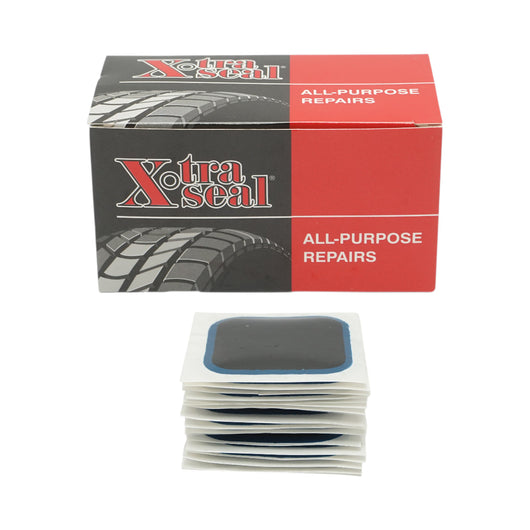 Toppe di vulcanizzazione quadrate 66x66mm per camere d'aria X-TRA SEAL