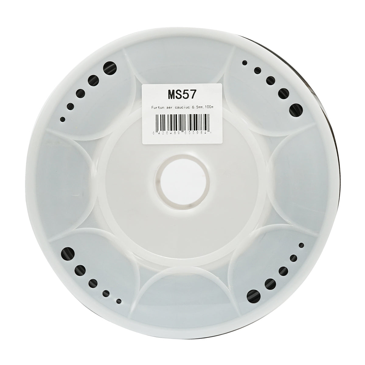 Tubo aria in gomma 100m, diametro 6,5mm, spessore 3,5mm