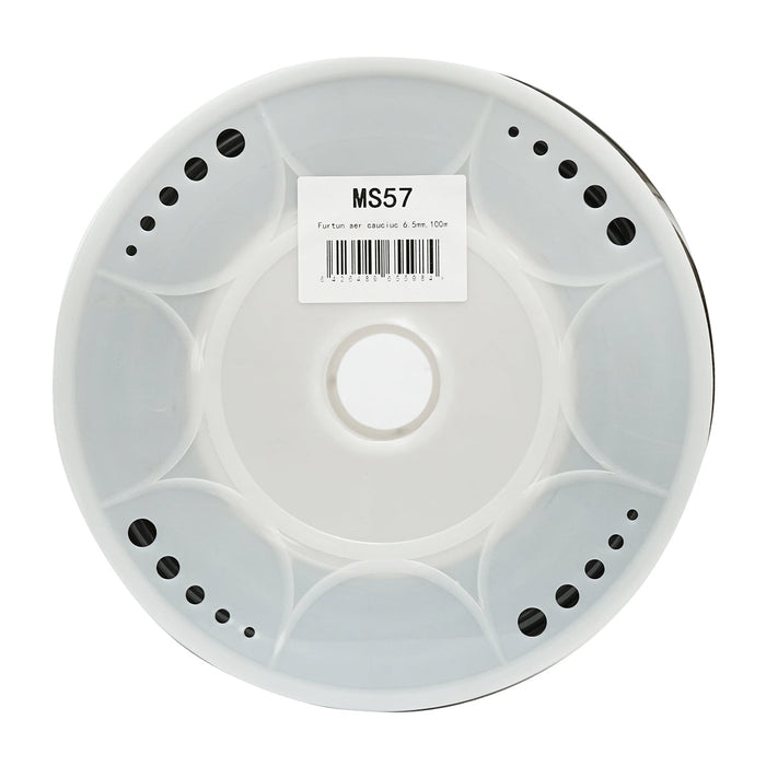 Tubo aria in gomma 100m, diametro 6,5mm, spessore 3,5mm