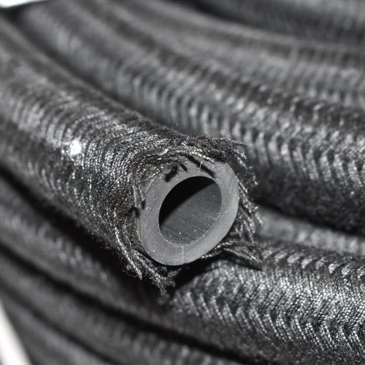 Tubo carburante 10x18 con protezione in cotone, rotolo da 30 m