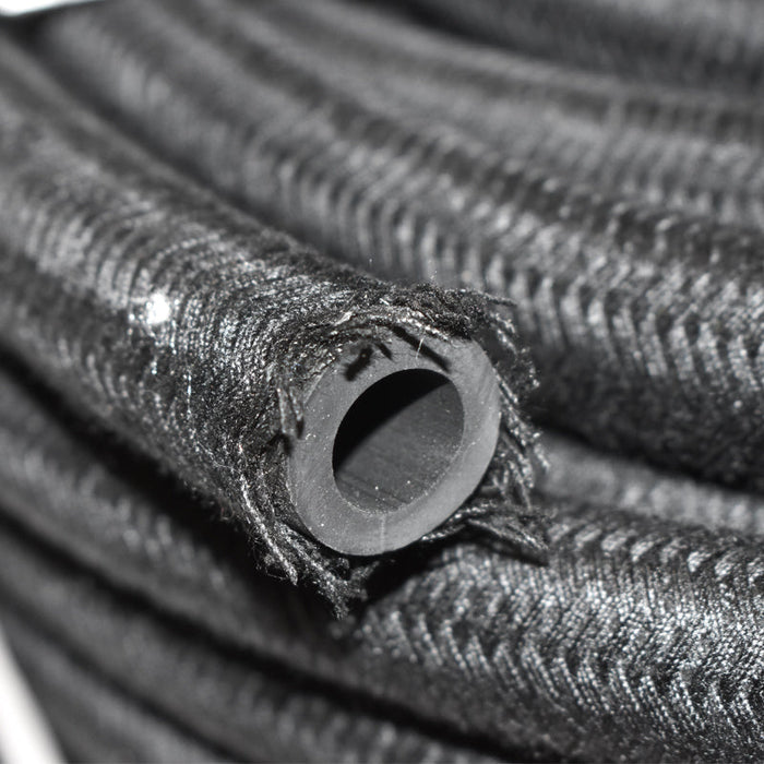 Tubo carburante 10x18 con protezione in cotone, rotolo da 30 m