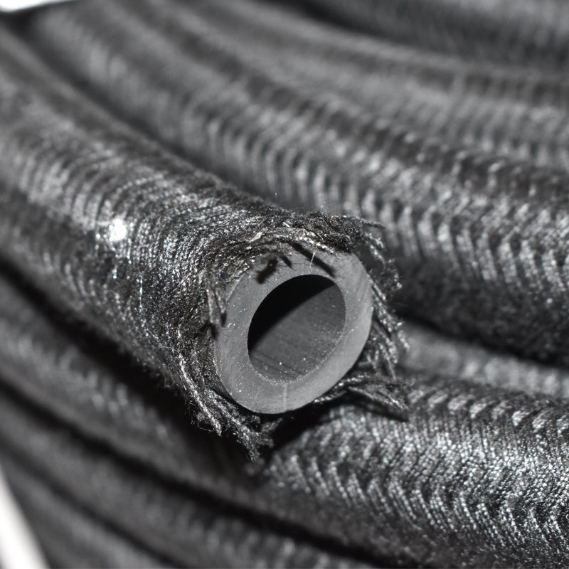 Tubo carburante 10x18 con protezione in cotone, rotolo da 30 m