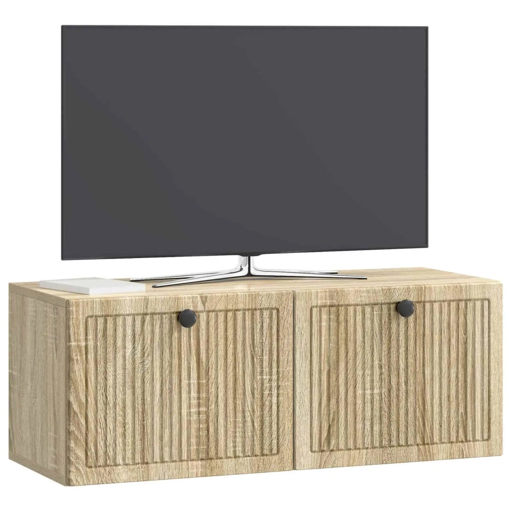 Mobile Porta TV da Muro Rovere Sonoma 78,5 x 31 x 30 cm 898037