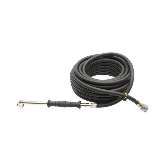 Tubo flessibile per compressore d'aria 12m gommato 6x11mm con estremità di collegamento per gonfiaggio pneumatici