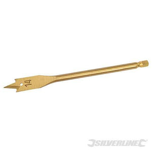 Mecchie Ricoperte in titanio per Falegnameria codolo esagonale anche cartongesso silverline - 14 mm