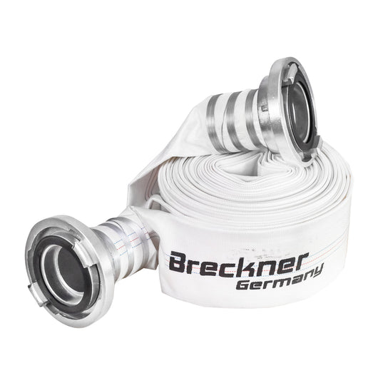 Tubo flessibile per irrigazione/pompaggio in PVC di alta qualità da 4 pollici, lunghezza 30 m con connettore in alluminio, max 10 bar, tela Breckner Germany