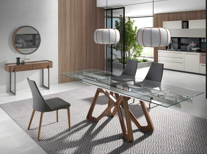 Specchio da parete rotondo acciaio nero