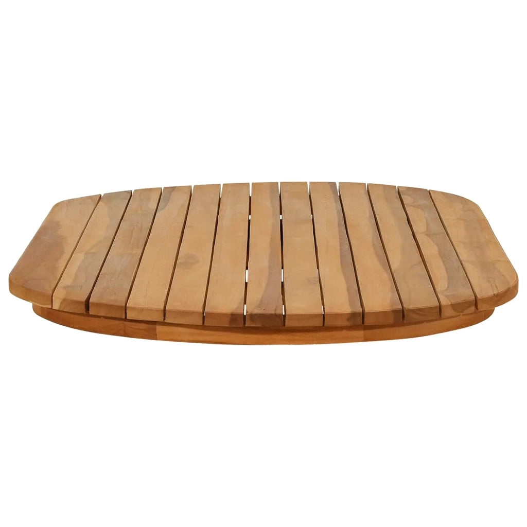 Piano del tavolo 100 x 50 x 3,5 cm Ovale Legno di teak solido 42033162