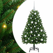 Albero di Natale | Decorazioni natalizie artificiale Verde 120 cm PVC e Metallo