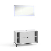 Vicco Set di mobili da bagno Bianco 2 parti