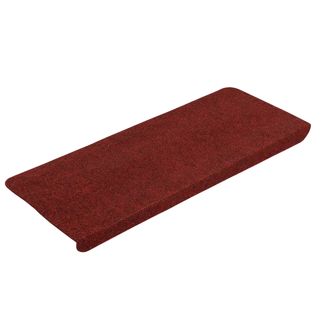 vidaXL Tappetini Autoadesivi per Scale 30 pz Rossi 65x22,5x3,5 cm