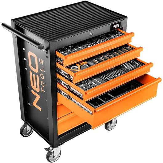 Topex 84-221+g carrello porta ut ensili 6 cassetti , 155 pezzi