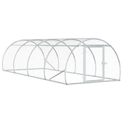 Pollaio Argento 400 x 150 x 100 cm Acciaio zincato 3434661