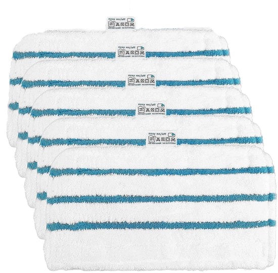 Set di tovaglioli microfibra - 5x Tovagliolo microfibra per aspirapolvere - compatibile con Dweil Pad - Tovagliolo microfibra per capelli - 30x16cm