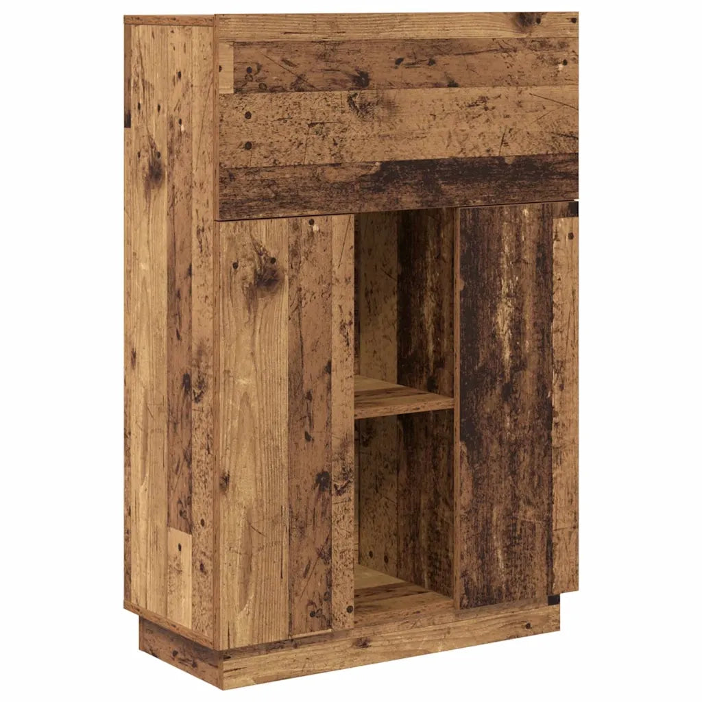 Scrivania con lo scaffale Legno vecchio 71,5 x 31,5 x 106,5 cm 869488