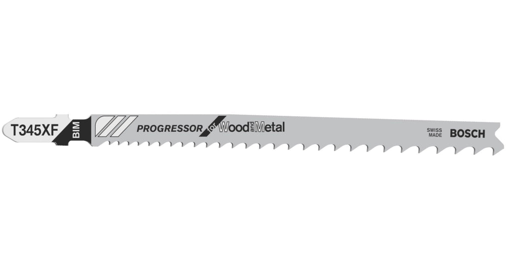 2608634994 - Set 5 lame per seghetto alternativo T 345 XF Progressor for Wood and Metel