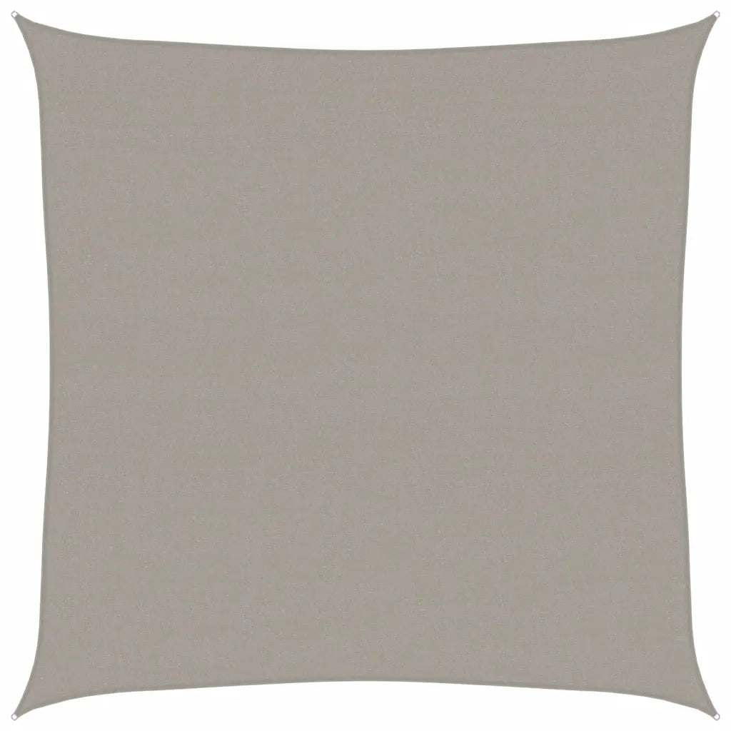 Vela Parasole 160 g/m² Quadrata Grigio Chiaro 5x5 m in HDPE 4001970