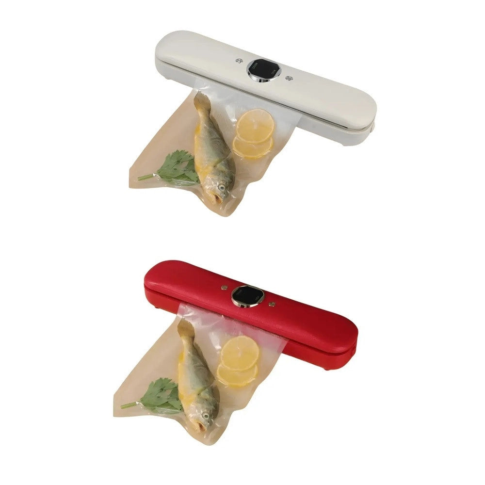 Trade Shop - Macchina Per Sottovuoto Sigillatrice Ermetica Automatica Per Alimenti Q-z300 Con Sacchetti -