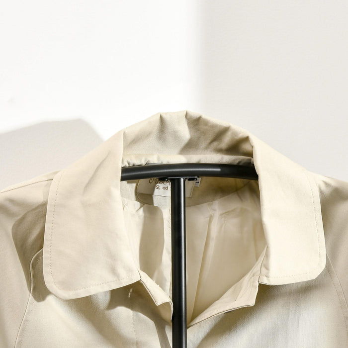 Appendiabiti da Terra 46x35x152 cm in Legno e Acciaio con Mensola e Gruccia Nero