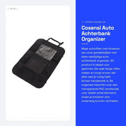 Organizzatore di portiera - Organizzatore auto acqua resistente - Sostegno tablet - Variante di ripostigli - Installazione semplice - Duraturo 600D tessuto di Oxford