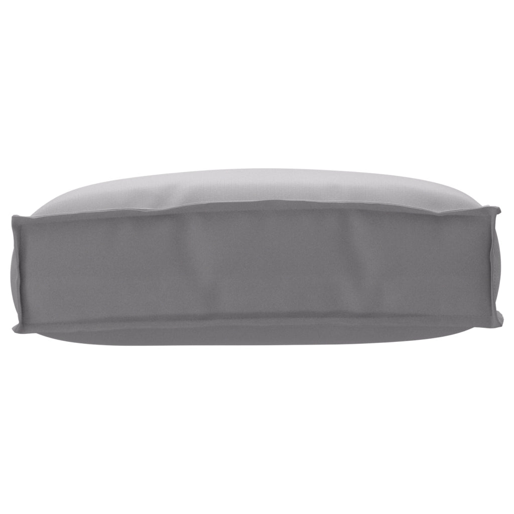 Cuscino per schienale Grigio 50x40x12 cm Tessuto Oxford