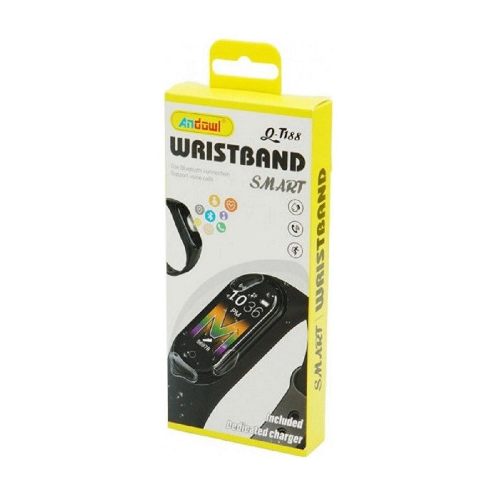 Trade Shop - Orologio Da Polso Wristband Smart Q-t188 Smartwatch Funzioni Bluetooth Smartband -