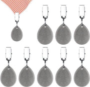 Tavolo Coperto Pesi Marmo Grigio 6 pezzi Copertura Tavolo Pesi Tavolo Hanger in Metallo con Clip per Picnic Fuori Casa Famiglia Cena Giardino Festa Decorazione Tavolo Coperto Pesi