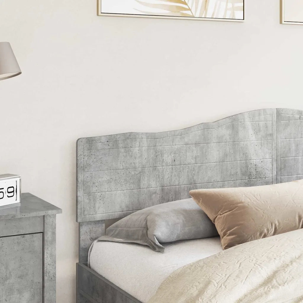 Testiera-Testata-Testiera Decorativa Grigio cemento 180 cm Legno multistrato 737859