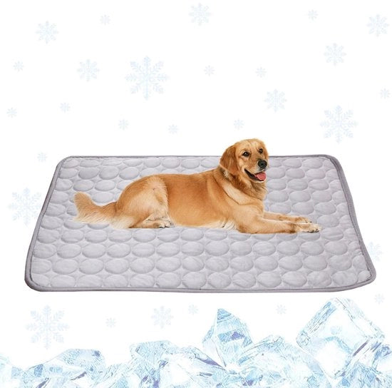 Matrimoniale Decongestionante per Cani - Auto-rinfrescante - 70 x 55 cm - Materiale Sicuro e Non-Toxico