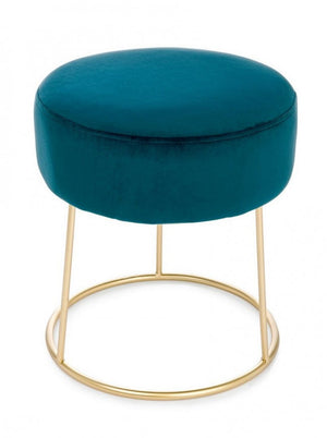 Pouf Clarissa Deep D35 in Tessuto effetto Velluto