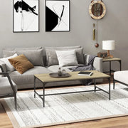 Tavolino da Salotto-Tavolino da soggiorno-Tavolo Rovere Sonoma 100x50x35cm Legno Multistrato