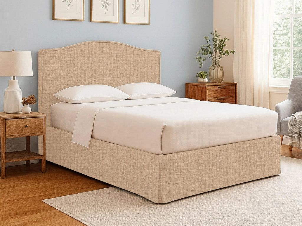 Batley, Letto Singolo Sfoderabile Made in Italy, Beige
