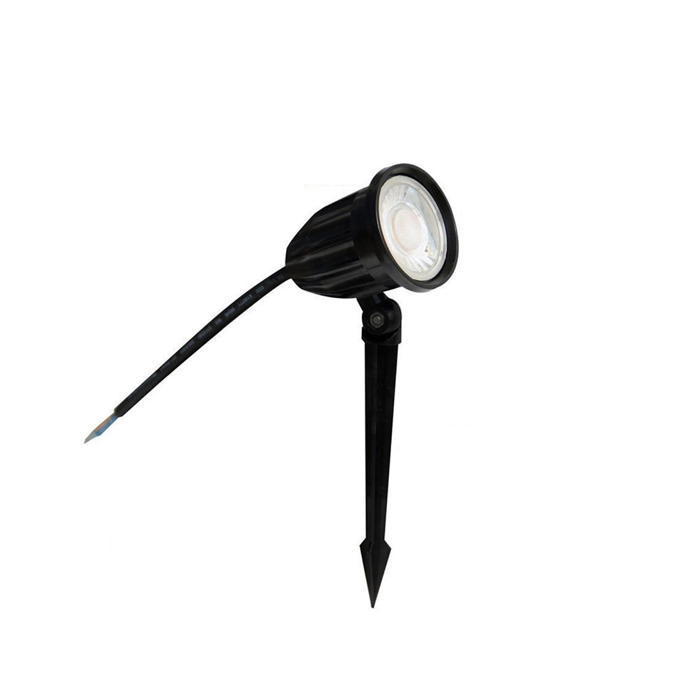 Faretto a led cob da esterno per giardino con picchetto da 8W luce orientabile 650 lm bianco naturale 4000K