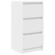 Credenza | Madia | Buffet da pranzo | Armadio da pranzo Bianca 37,5x35x76 cm in Legno Multistrato