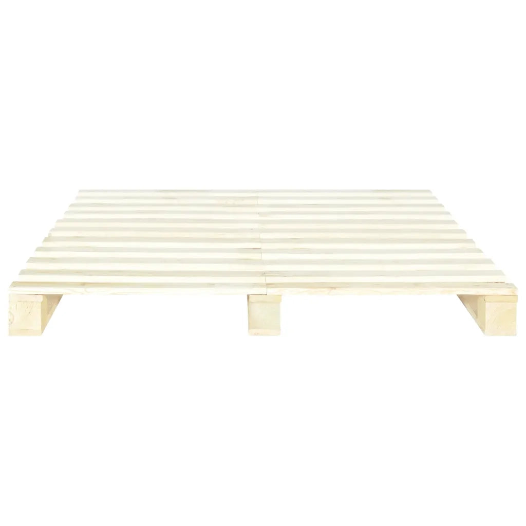 Giroletto in Pallet di Legno Massello di Pino 160x200 cm cod mxl 63866